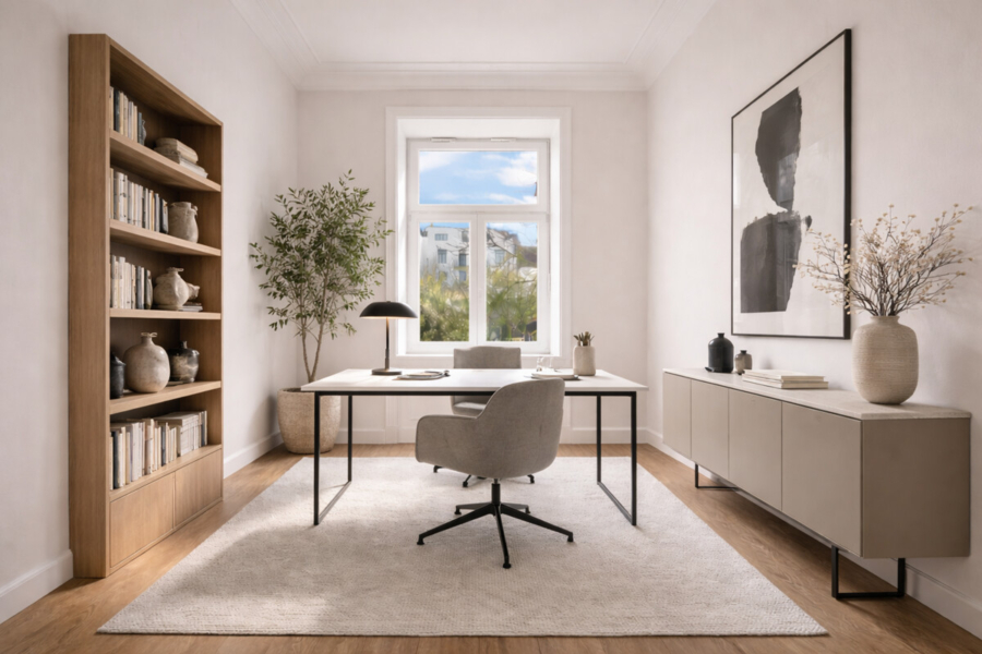 Historischer Luxus – 2 Balkone – Toplage - Zimmer (KI bearbeitet) (913)