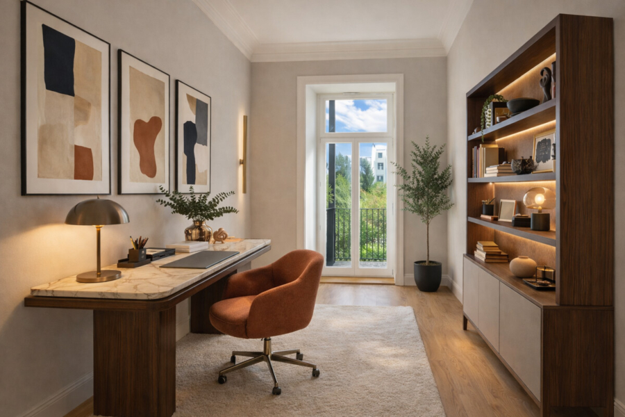 Historischer Luxus – 2 Balkone – Toplage - Zimmer (KI bearbeitet) (916)