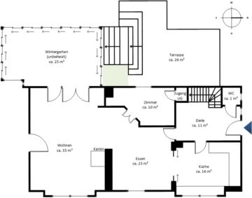 Stilvoll in Groß Flottbek – Ihr neues Zuhause - Erdgeschoss (204)