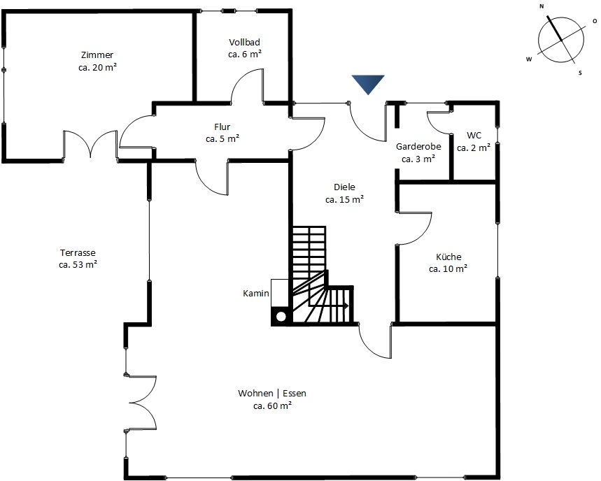Einfamilienhaus im Hochkamp - Erdgeschoss (832)