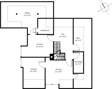 Einfamilienhaus im Hochkamp - Obergeschoss (216)