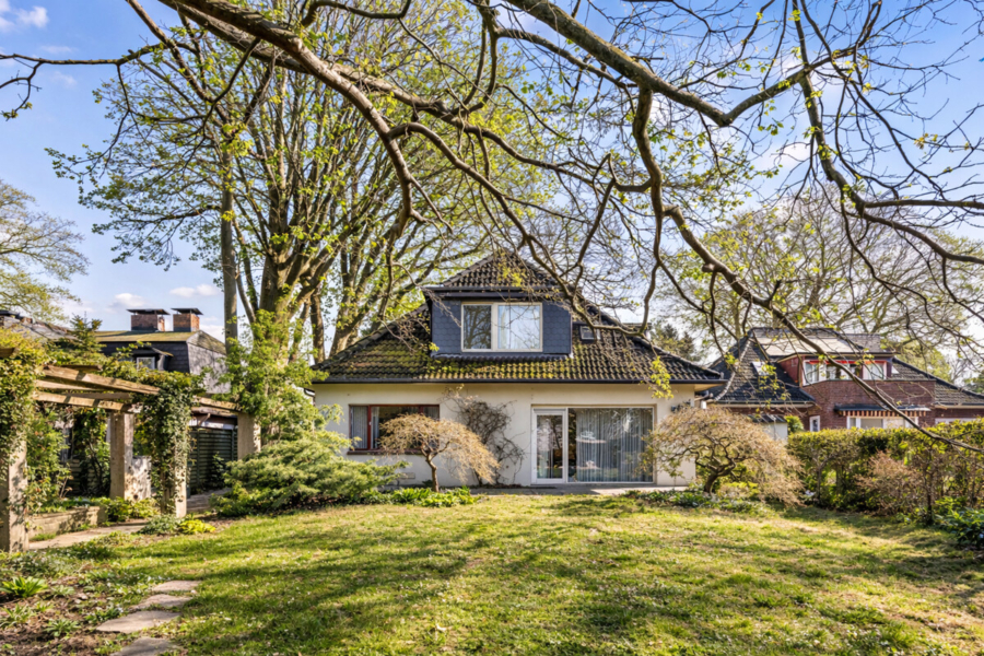 Baugrundstück in Bestlage von Nienstedten - Hausansicht (6788)