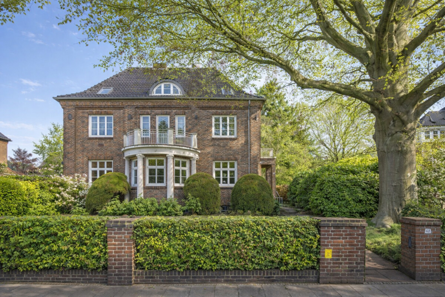 Stilvolle Rotklinker-Villa nahe der Waitzstraße - Hausansicht (6453)
