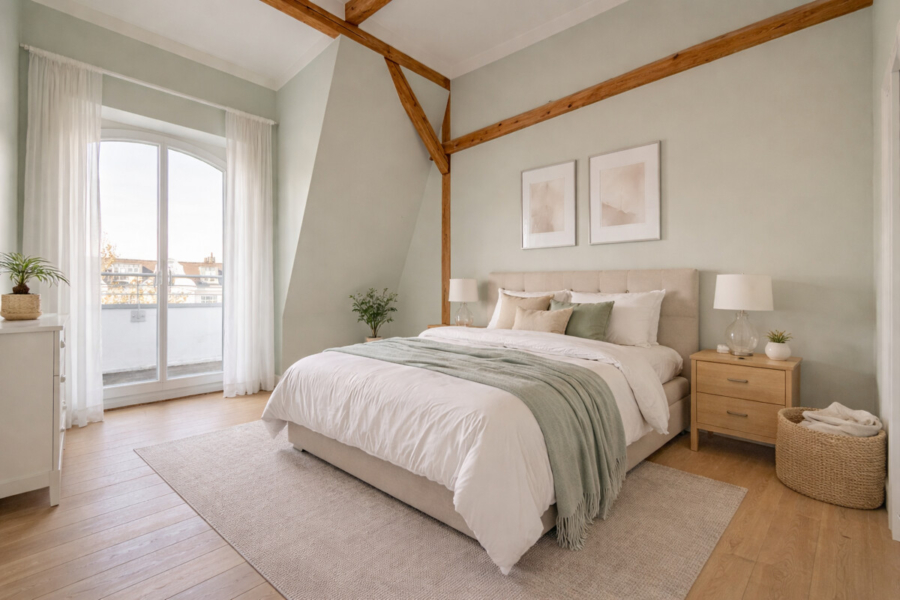 Endetage! … und den Isemarkt direkt vor der Tür! - Zimmer (Visualisierung) (942)