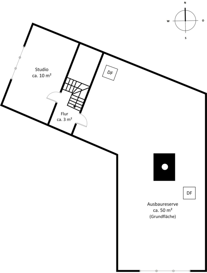 Exklusives Anwesen mit Gästehaus an der Wittenbergener Heide - Dachgeschoss (6560)