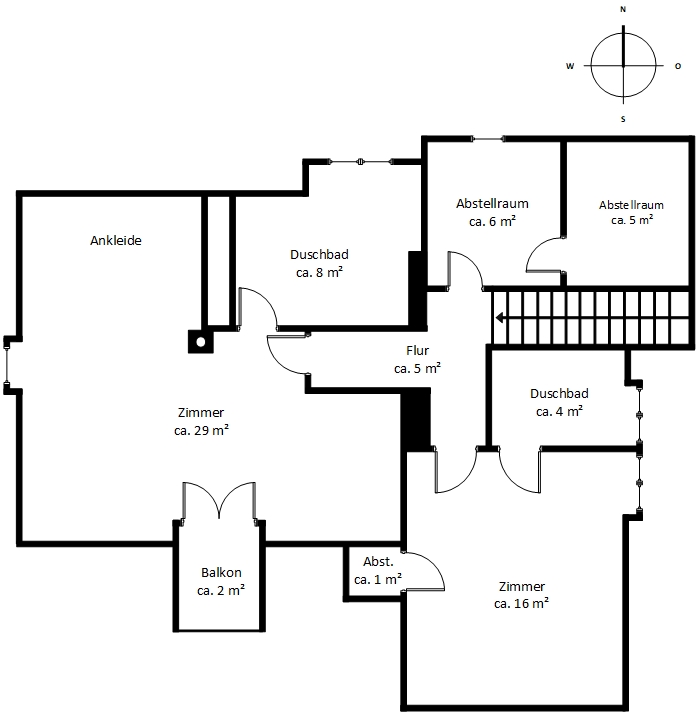 Historischer Charme zwischen Elbe und Parks - Obergeschoss (798)