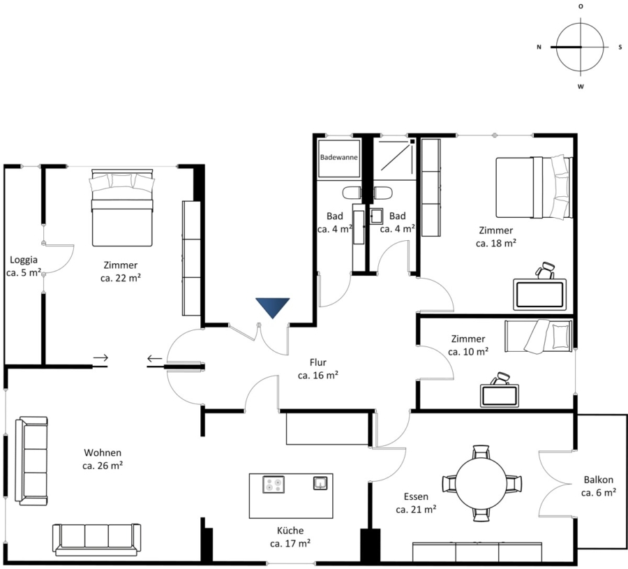 Altbau in seiner schönsten Form! - 2. Obergeschoss (6664)