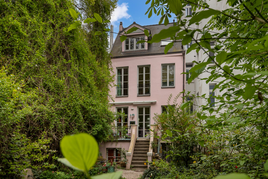 Pour la vie – einmaliges Stadthaus im Karolienviertel - Gartenansicht (6673)