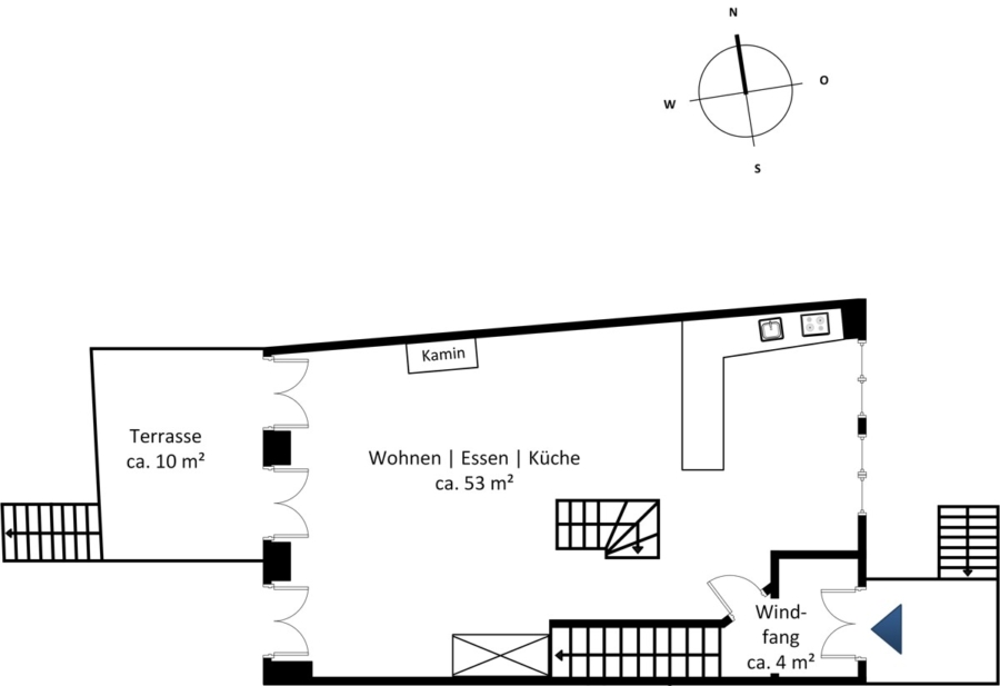Pour la vie – einmaliges Stadthaus im Karolienviertel - Erdgeschoss (6692)