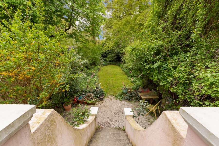 Pour la vie – einmaliges Stadthaus im Karolienviertel - Garten (6671)