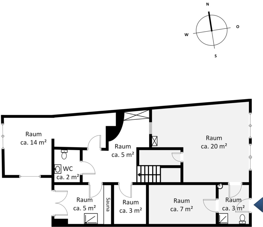 Pour la vie – einmaliges Stadthaus im Karolienviertel - Untergeschoss (6696)