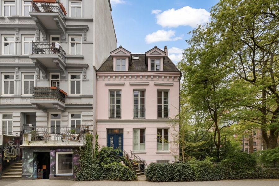 Pour la vie – einmaliges Stadthaus im Karolienviertel - Hausansicht (6691)