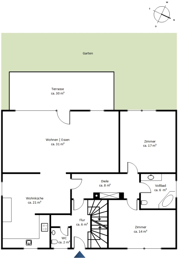 Ihr Haus – mitten in Othmarschen - Erdgeschoss (657)